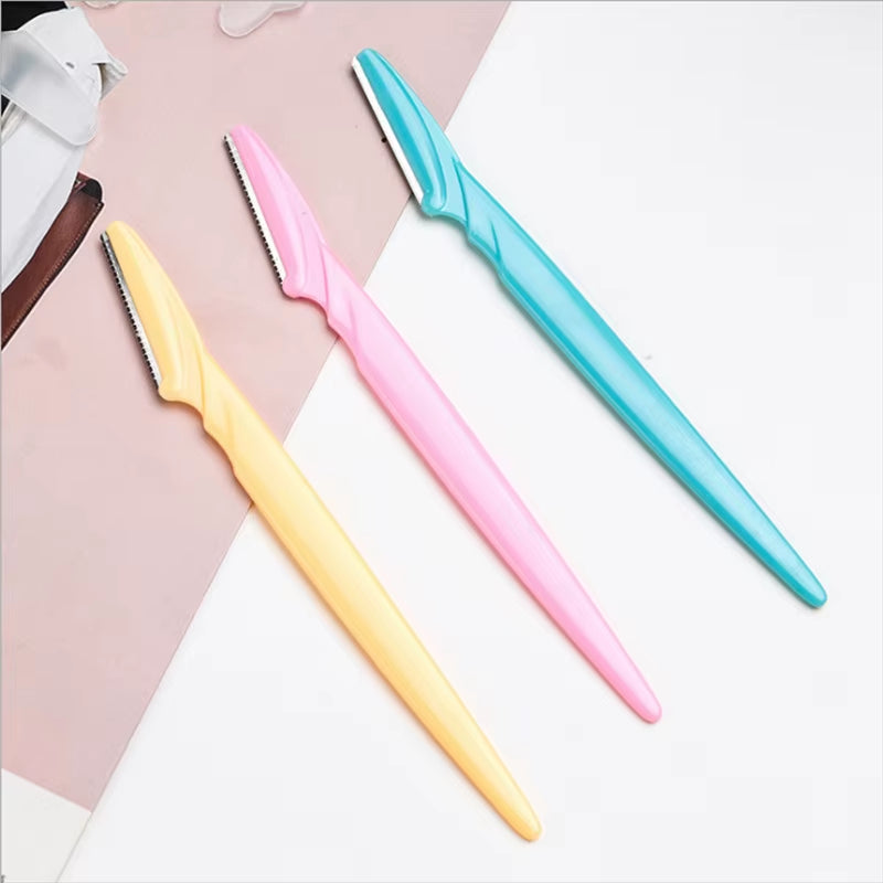 3Pcs Eyebrow Trimmer Eyebrow Razor Shaver Blade Eye Brow Shaper Face Razor Facial Hair Remover for Women Makeup Tools