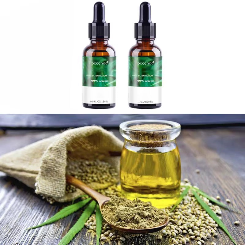 Nature Aromatherapy Diffuser Humidifier Massage Oil of Hemp Essential Oils Relieve Anxiety and Improve Sleep Massage Oil 30Ml