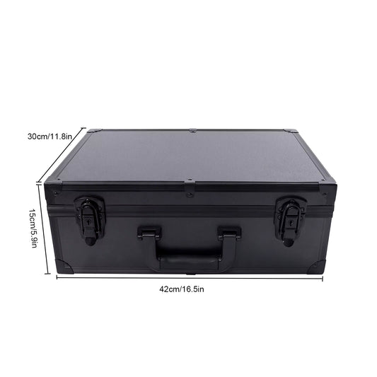 Makeup Bag with LED Mirror Portable Travel Cosmetic Organizer Train Make-Up Case