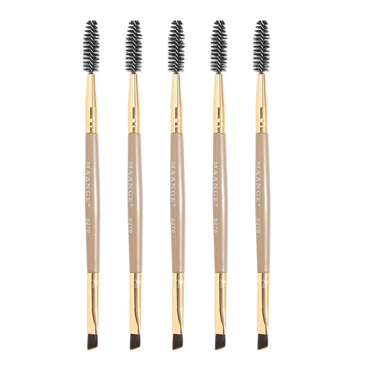5 Piece/Set Eyeshadow Makeup Brushes Professional Double Ended Eyebrow Brush Comb for Women Cosmetic Beauty Make up Tools