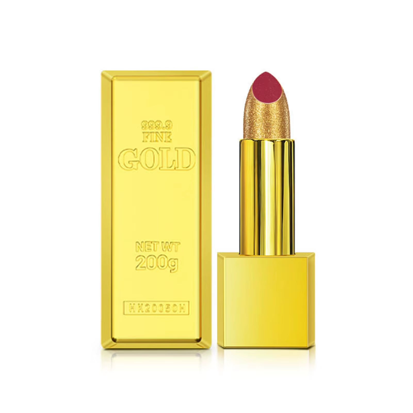 Gold Color Lipstick Makeup Lipstick Velvet Matte Gloss Lip Red Lipstick Nude Women Long Lasting Waterproof Beauty Cosmetic Tool