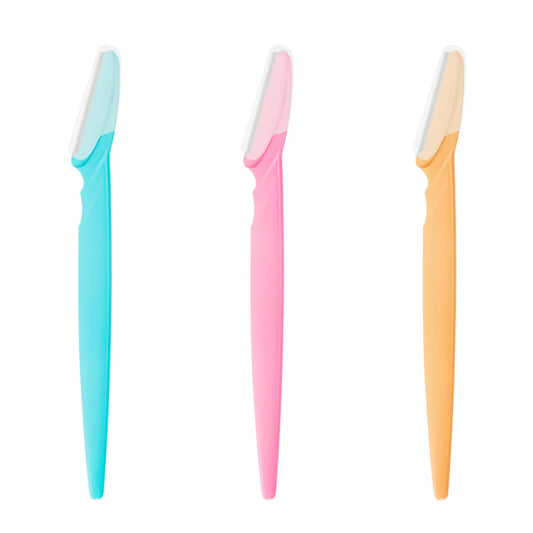 3Pcs Eyebrow Trimmer Eyebrow Razor Shaver Blade Eye Brow Shaper Face Razor Facial Hair Remover for Women Makeup Tools